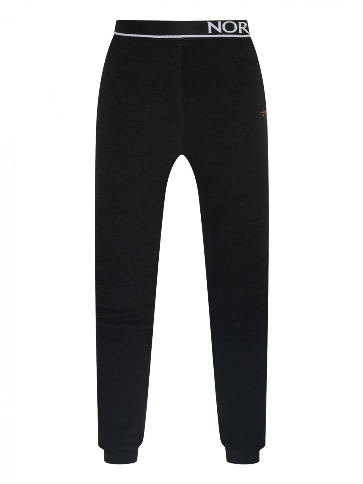 Пижамные штаны из шерсти мериноса Norveg  –  Общий вид  – Цвет:  Серый