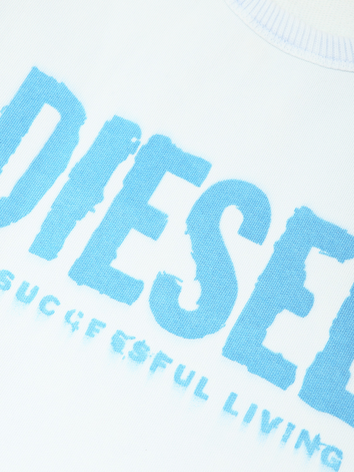 Свитшот и хлопка с узором Diesel  –  Деталь1  – Цвет:  Синий