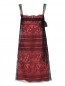 Кружевное платье-мини из шелка Alberta Ferretti  –  Общий вид