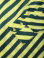 Блуза из шелка свободного кроя с узором полоска Max&Co  –  Деталь1