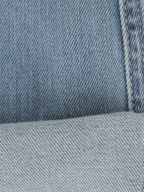 Расклешенные джинсы с декоративной отделкой из кристаллов  - Деталь2