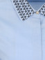 Рубашка из хлопка с контрастной вышивкой Tory Burch  –  Деталь