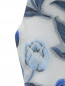 Однобортный жакет с цветочным узором Armani Collezioni  –  Деталь1