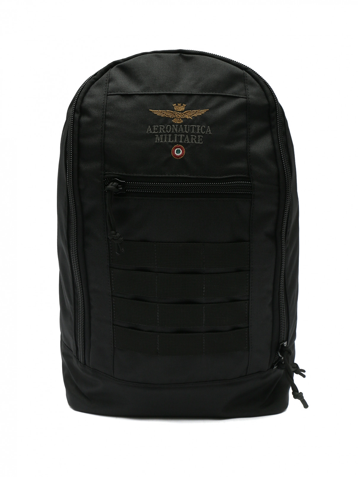 Рюкзак с нашивкой Aeronautica Militare  –  Общий вид  – Цвет:  Черный