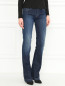 Джинсы-клеш с потертостями Armani Jeans  –  Модель Верх-Низ