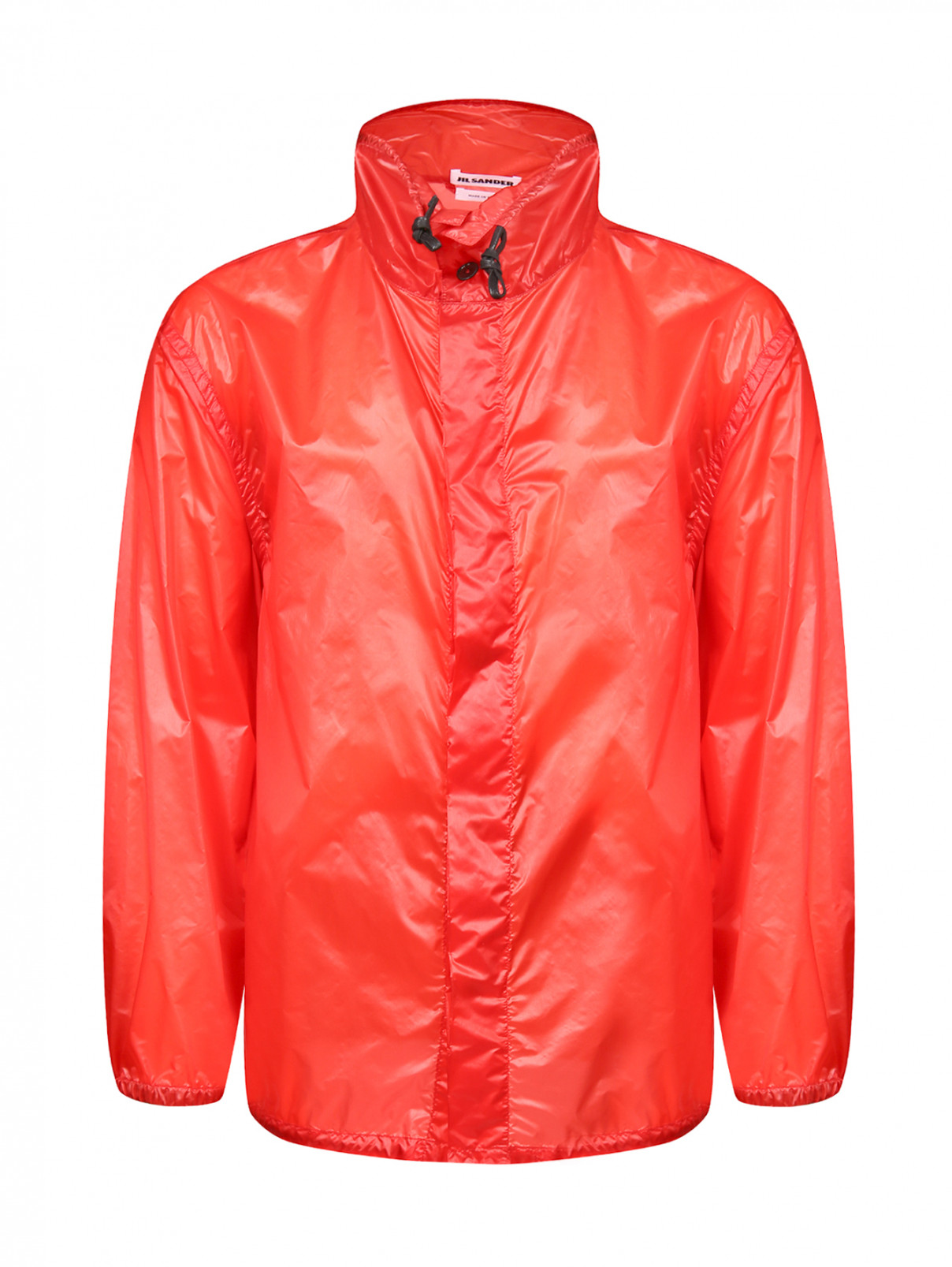 Куртка на пуговицах Jil Sander  –  Общий вид  – Цвет:  Красный