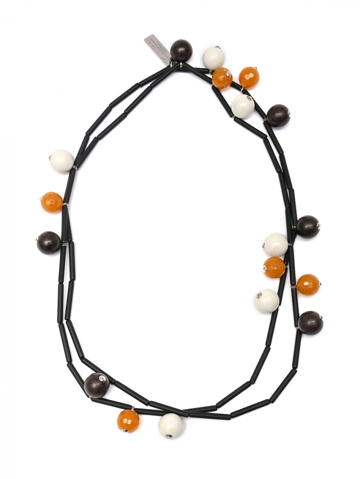 Ожерелье из бусин в этническом стиле Weekend Max Mara  –  Общий вид  – Цвет:  Мультиколор