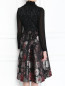 Платье-миди из смешанного шелка с цветочным узором Antonio Marras  –  МодельВерхНиз1
