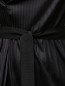 Платье-миди с плиссировкой и поясом Moschino Cheap&Chic  –  Деталь