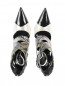 Туфли из фактурной кожи на декоративном каблуке Etro  –  Обтравка4