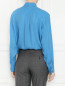 Блуза из шелка свободного кроя с карманом Paul Smith  –  МодельВерхНиз1