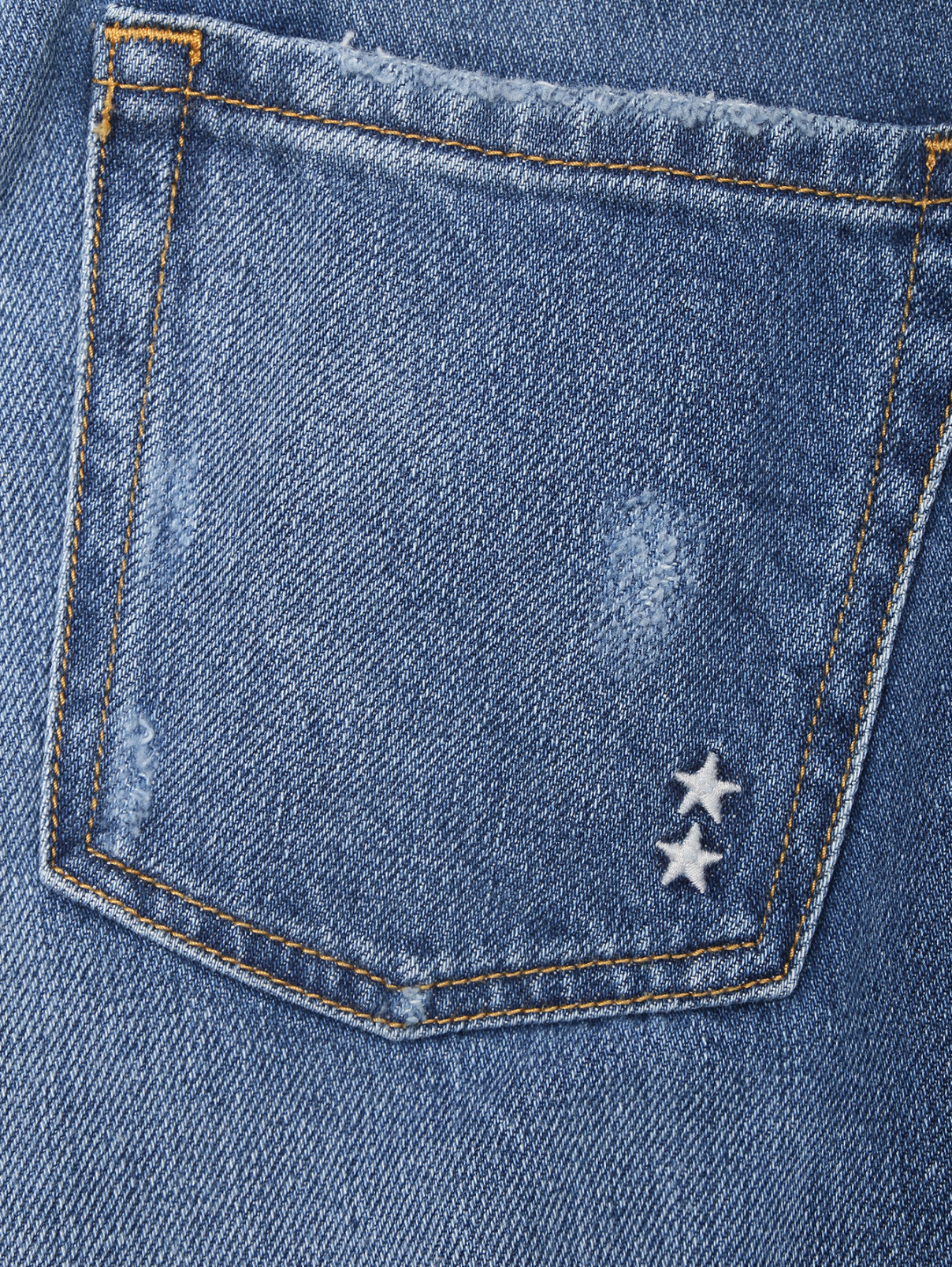 Широкие джинсы Icon Denim La  –  Деталь  – Цвет:  Синий