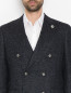 Двубортный пиджак из шерсти и шелка LARDINI  –  МодельОбщийВид1