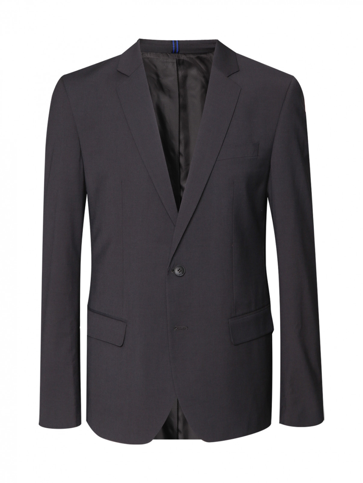 Однотонный пиджак на пуговицах Antony Morato  –  Общий вид  – Цвет:  Серый