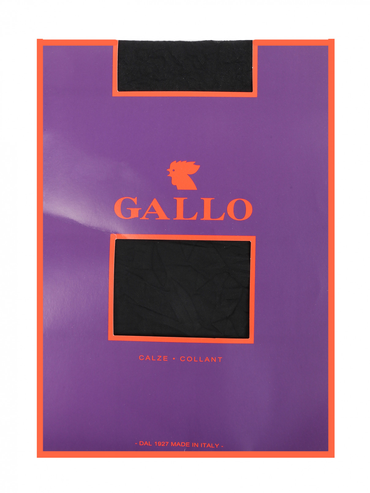 Гольфы однотонные Gallo  –  Общий вид  – Цвет:  Черный