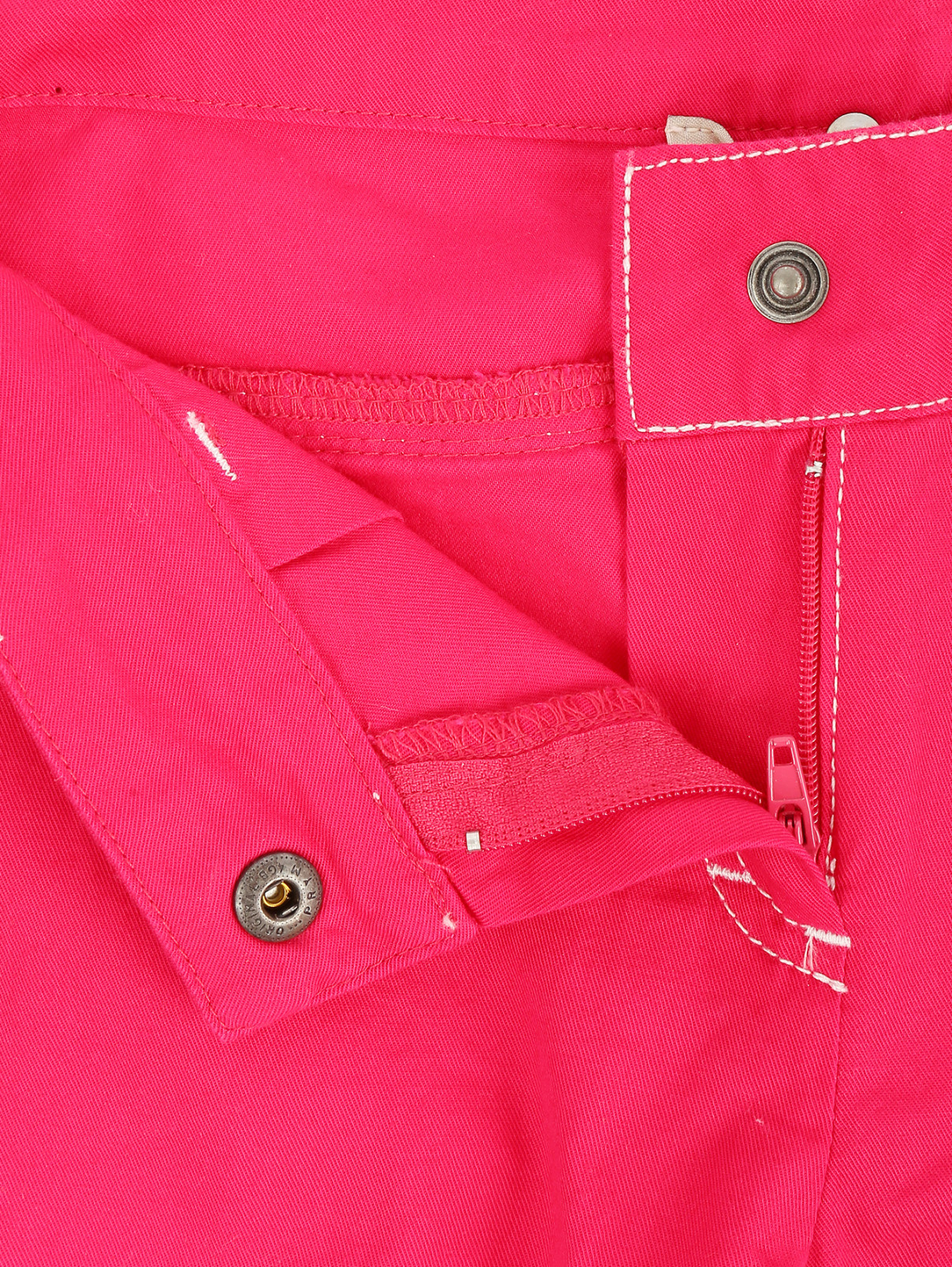 Бриджи из хлопка Junior Gaultier  –  Деталь1  – Цвет:  Розовый
