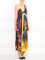 Платье-макси с абстракным узором Jean Paul Gaultier  –  Модель Общий вид