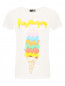 Хлопковая футболка с принтом Love Moschino  –  Общий вид