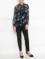 Блуза из шелка с цветочным узором Max Mara  –  МодельОбщийВид