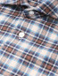 Рубашка из хлопка с узором клетка Barba Napoli  –  Деталь1