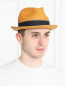 Шляпа соломенная с контрастной вставкой Paul Smith  –  МодельОбщийВид