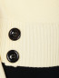 Трикотажное платье из шерсти с декоративными пуговицами Moschino  –  Деталь
