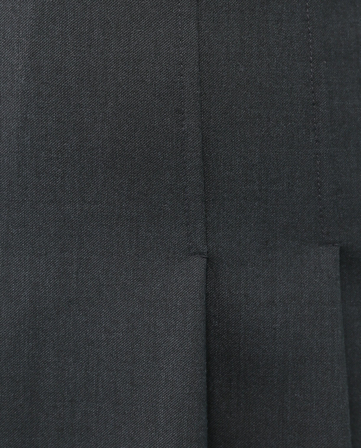 Классическая юбка-мини с симметричными складками Merсi  –  Деталь  – Цвет:  Серый