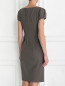 Платье-футляр из шерсти с короткими рукавами Alberta Ferretti  –  Модель Верх-Низ1