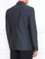 Однобортный пиджак из шерсти и хлопка Emporio Armani  –  Модель Верх-Низ1