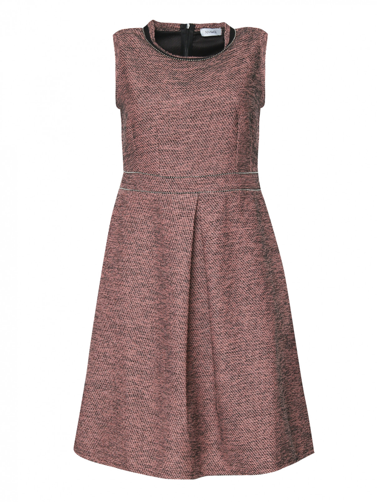 Платье трикотажное , А-силуэта Max&Co  –  Общий вид  – Цвет:  Розовый