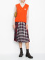 Плиссированная юбка-миди с узором Max&Co  –  МодельОбщийВид