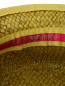 Соломенная шляпа с отделкой из текстиля Emporio Armani  –  Деталь1