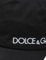 Бейсболка из хлопка с логотипом Dolce & Gabbana  –  Деталь