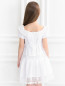 Платье свободного кроя с кружевными вставками D&G Junior  –  Модель Верх-Низ1