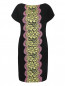 Платье-мини с цветочным узором Moschino Boutique  –  Общий вид