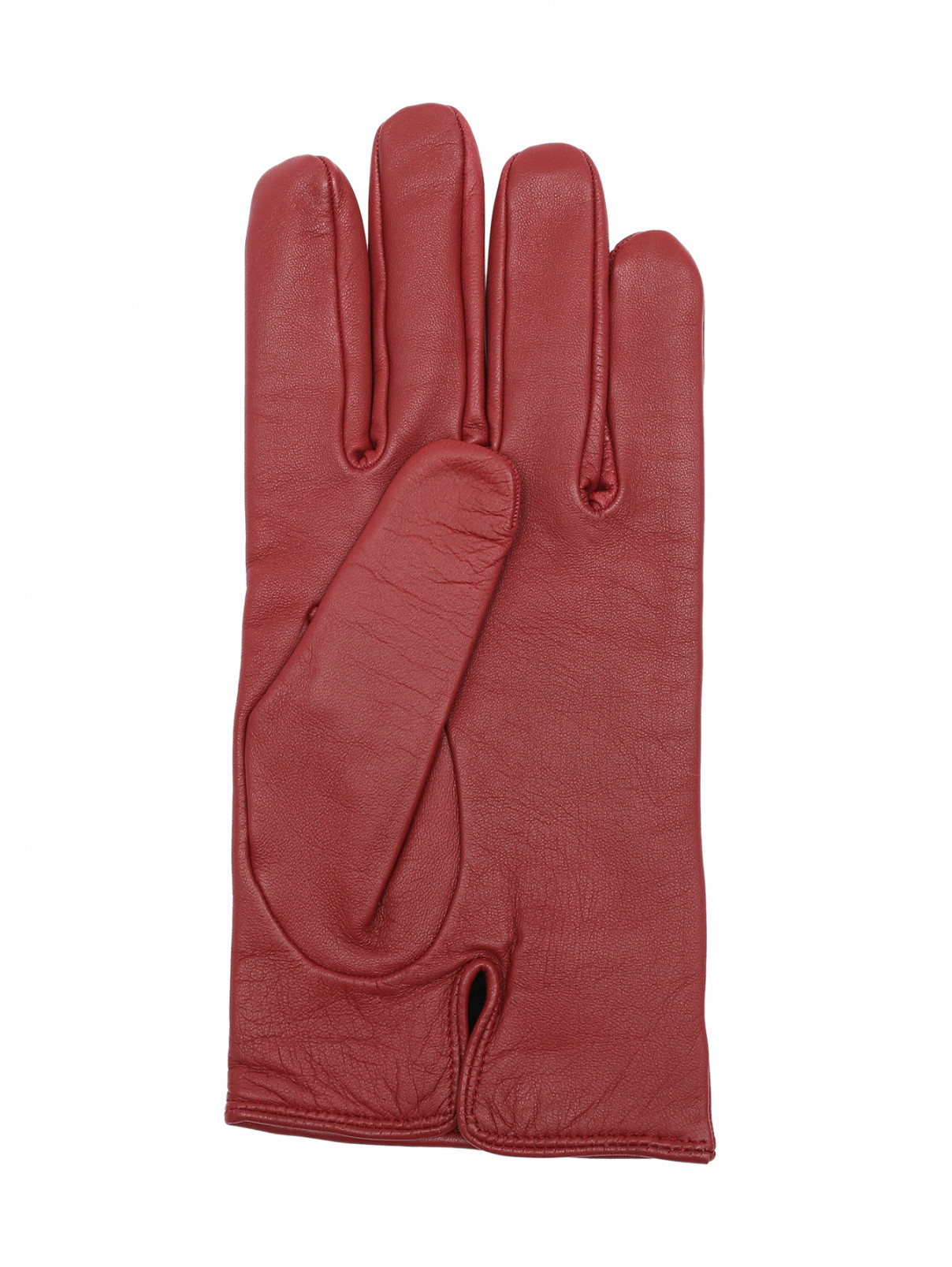 Перчатки из кожи Isaia  –  Обтравка1  – Цвет:  Красный