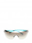 Солнцезащитные очки из стекла с декоративными дужками с кристаллами BVLGARI  –  Общий вид