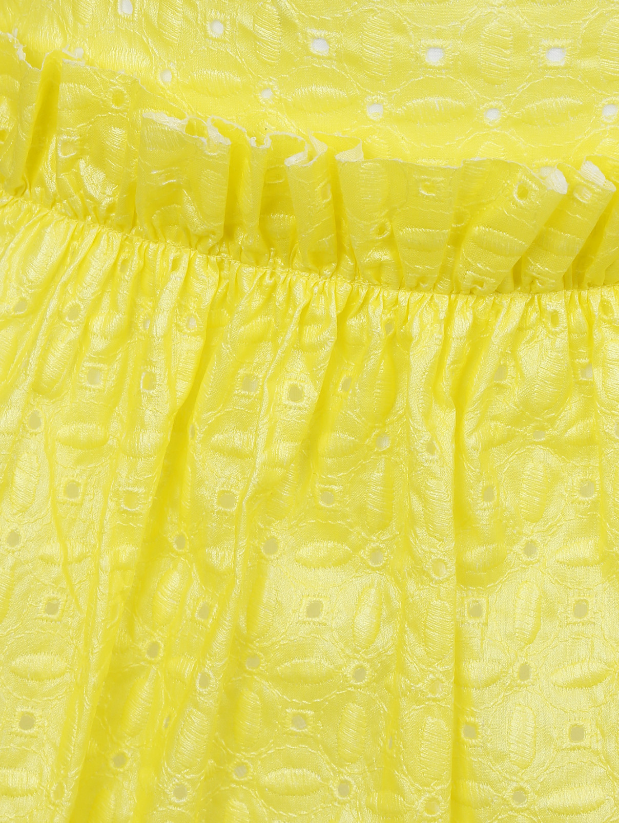 Юбка-мини ажурная Simonetta  –  Деталь  – Цвет:  Желтый
