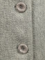 Однобортное пальто из шерсти и мохера с отстегивающимся воротником Moschino Boutique  –  Деталь1
