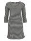 Трикотажное платье-мини с узором "полоска" Max&Co  –  Общий вид