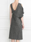 Платье из шерсти асимметричного кроя с драпировкой Maison Margiela  –  Модель Верх-Низ1