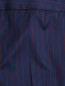 Укороченные брюки из ткани в полоску Ermenegildo Zegna  –  Деталь