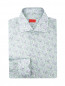 Рубашка из хлопка с узором Isaia  –  Общий вид