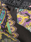 Платье-макси на бретелях с накидкой из ткани с принтом Etro  –  Деталь1