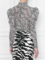 Блуза из хлопка и шелка с узором Isabel Marant  –  МодельВерхНиз1
