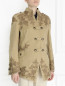Легкое пальто декорированное вышивкой Ermanno Scervino  –  Модель Верх-Низ