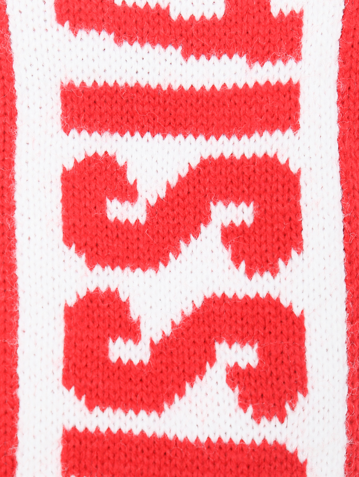 Варежки с контрастным узором BOSCO  –  Деталь  – Цвет:  Красный