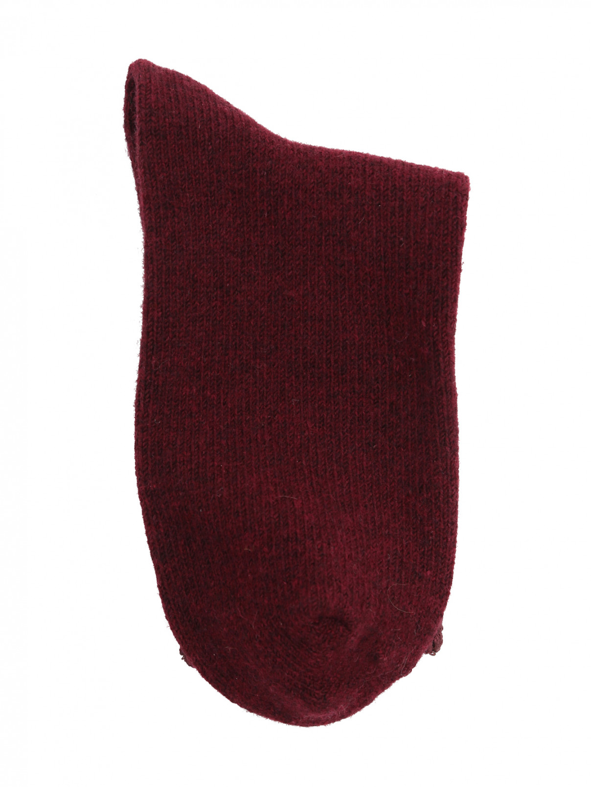 Носки декорированные пайетками ALTO MILANO  –  Общий вид  – Цвет:  Красный
