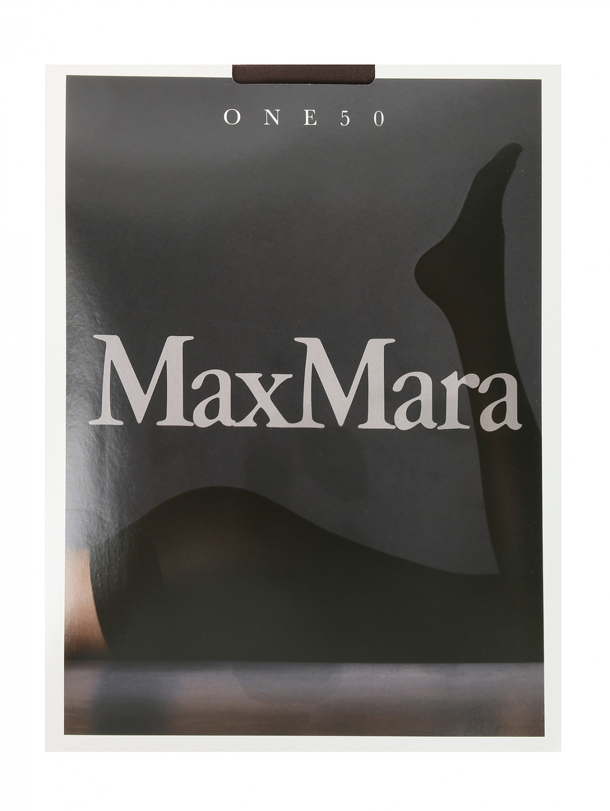 Однотонные колготки Max Mara  –  Общий вид  – Цвет:  Коричневый