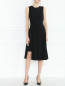 Платье-миди со складками и контрастной отделкой DKNY  –  Модель Общий вид